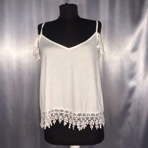 PacSun | La Hearts tank with knitted trim.